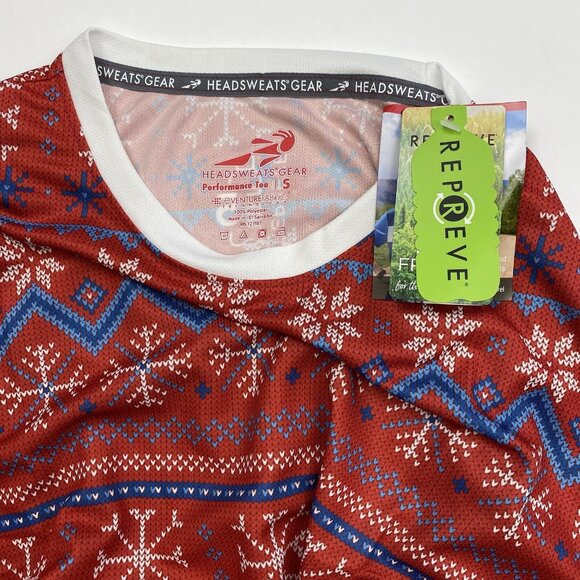 HeadSweats Gear Performance Tee Size S EventureFabric Technology Christmas NEW - Picture 9 of 10